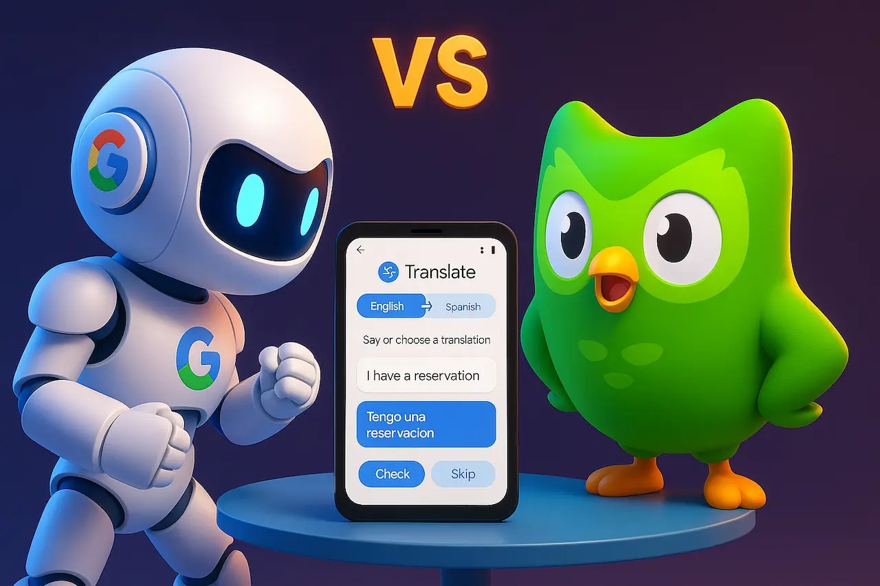 Google vs Duolingo : le duel de l’apprentissage de langues