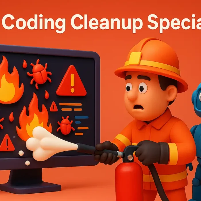 vibe coding cleanup specialist pompier du code