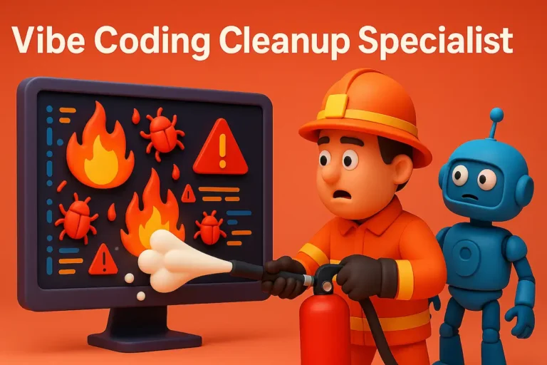 vibe coding cleanup specialist pompier du code