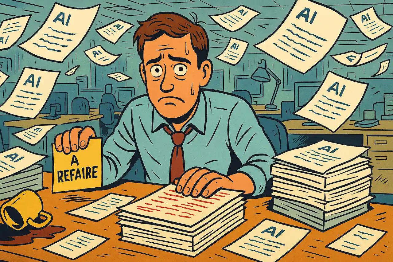 Le "workslop" : quand l'intelligence artificielle détruit la productivité en entreprise