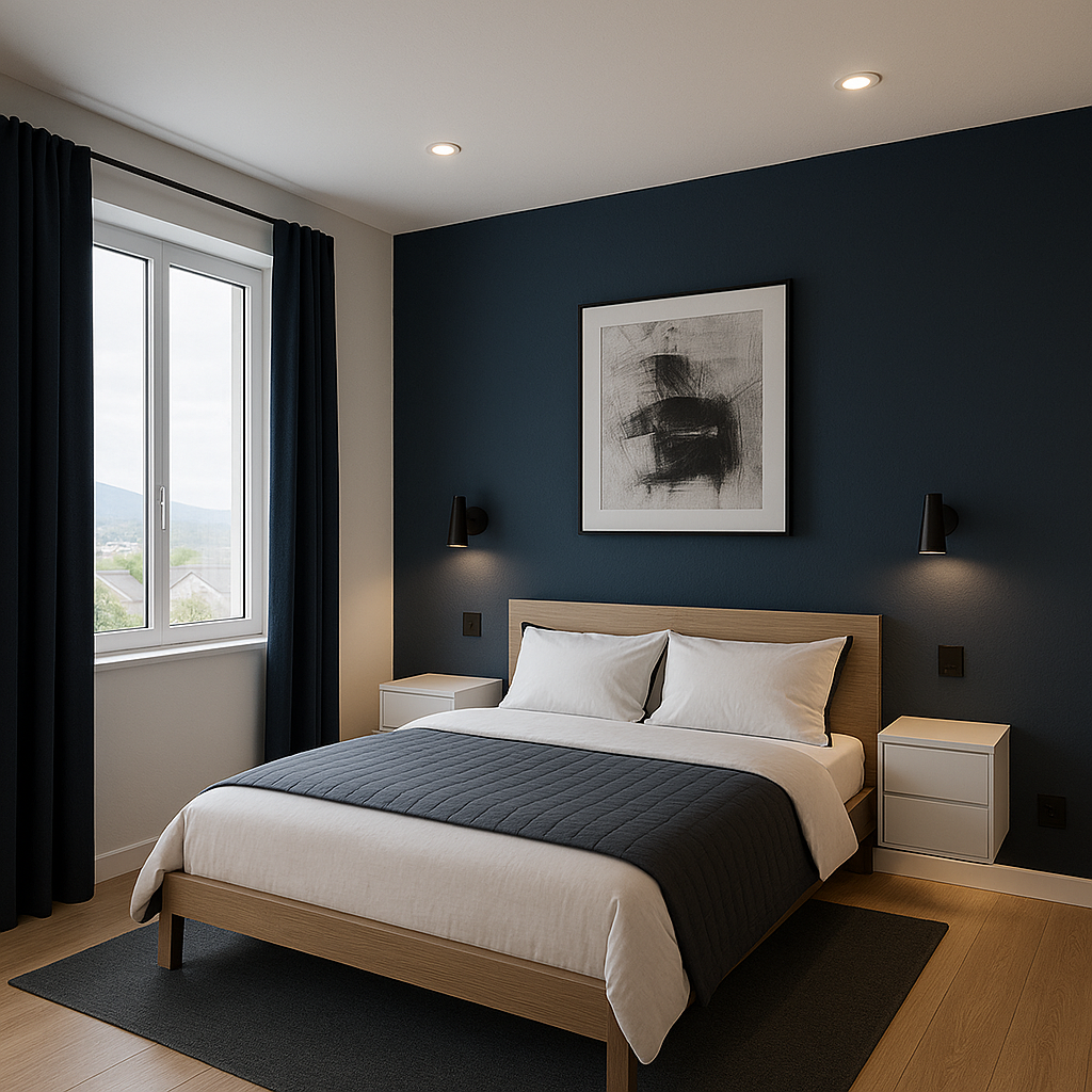 Chambre avec un style moderne